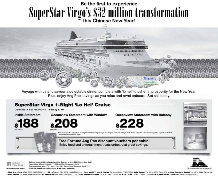 Star Cruises 15 Jan 2012