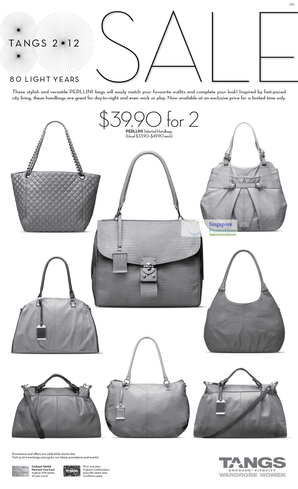 10 Feb Perllini Handbags » Tangs 80th Anniversary Sale Offers 3 – 26 ...