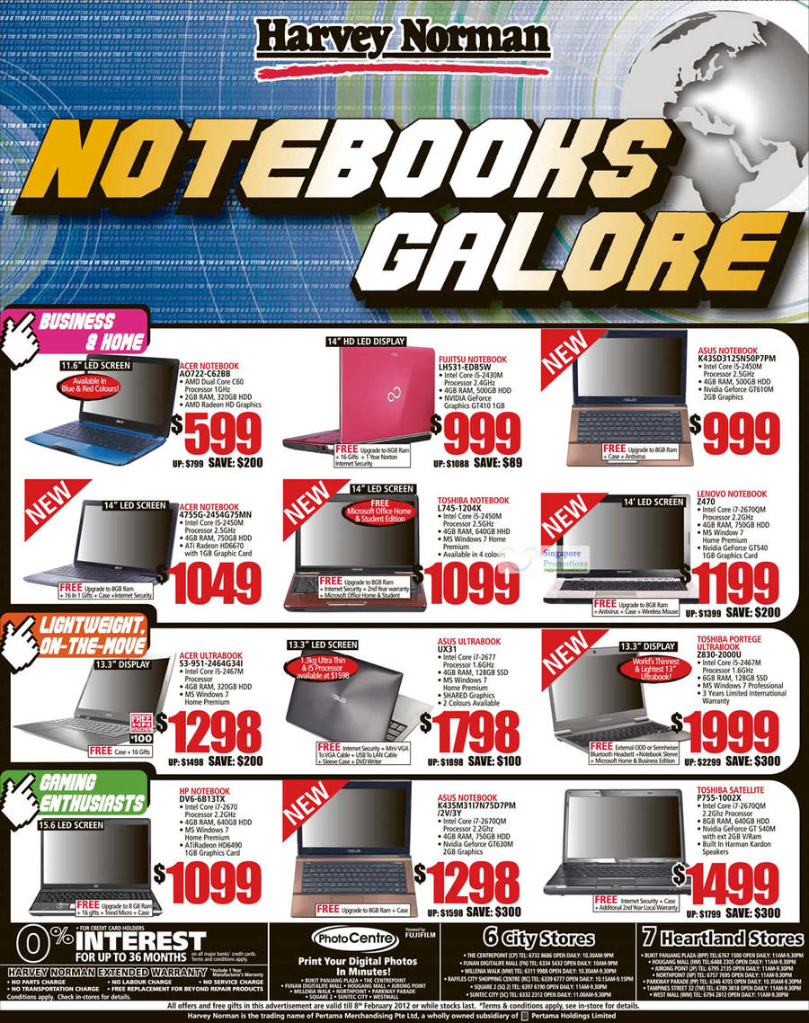 Harvey Norman 2 Feb 2012