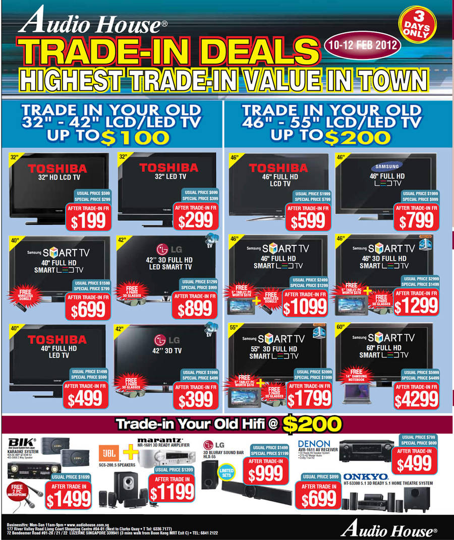 LED TVs, LCD TVs, Smart TVs