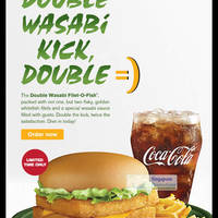 Featured image for McDonald’s Singapore Double Wasabi Filet-O-Fish Is Back 25 Feb 2012