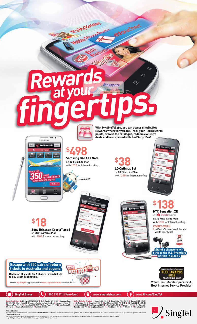 Featured image for Singtel Smartphones, Tablets, Home/Mobile Broadband & Mio TV Offers 25 Feb - 2 Mar 2012