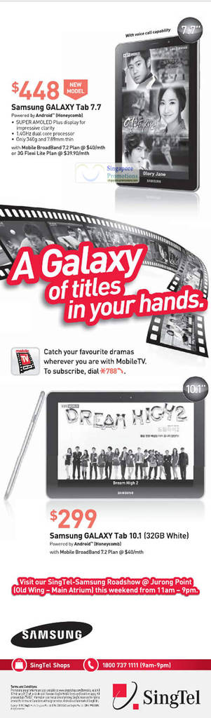 Featured image for (EXPIRED) Singtel Smartphones, Tablets, Home/Mobile Broadband & Mio TV Offers 11 – 17 Feb 2012