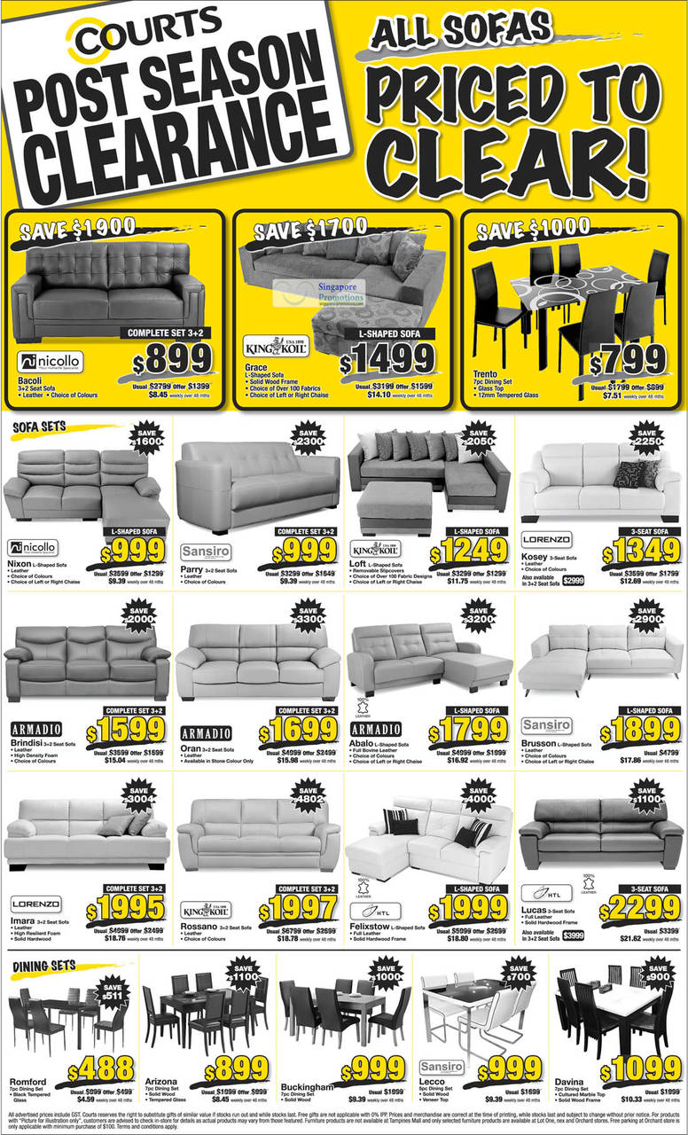 Sofa Sets, Nicollo, King Koil, Trento, LORENZO, Sansiro, ARMADIO, Dining Sets, Romford, Arizona, Buckingham, Sansiro, Davina