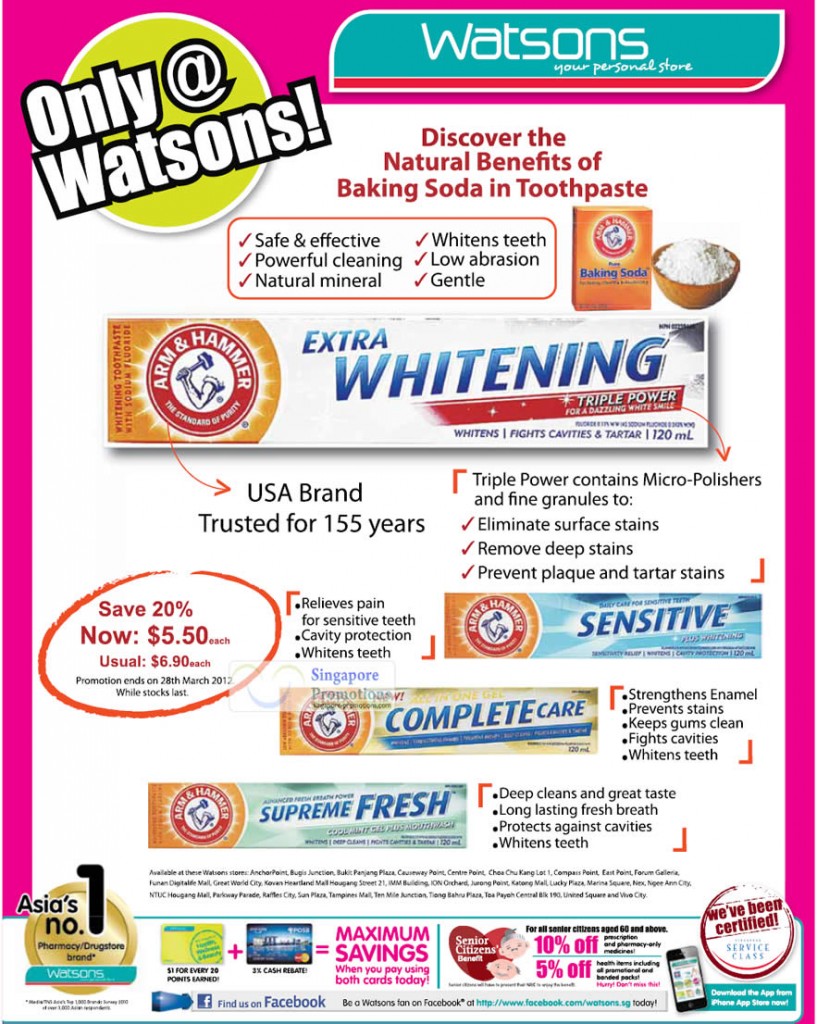 Arm and Hammer Toothpaste