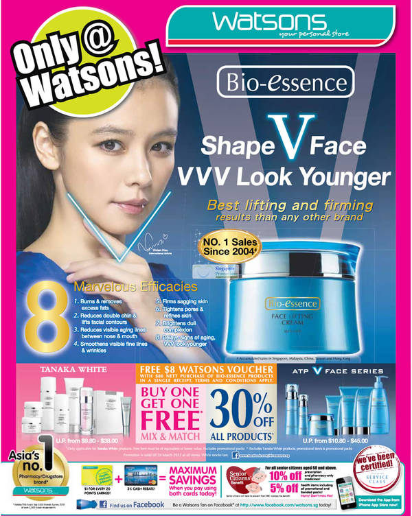 Featured image for (EXPIRED) Watsons Cosmetics, Personal Care & Beauty Offers 15 – 21 Mar 2012