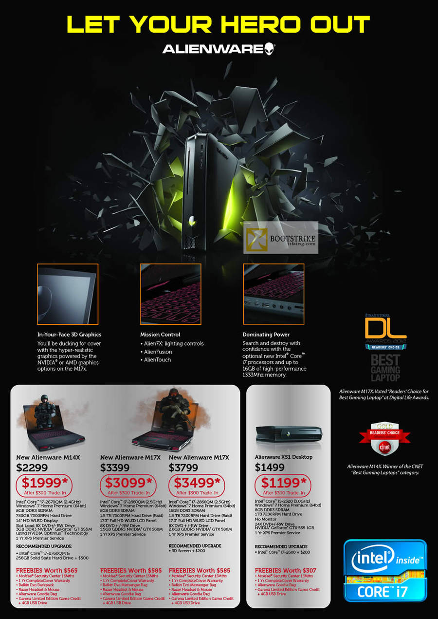 Dell Notebooks Alienware M14X, M17X, X51 Desktop PC » Dell ...