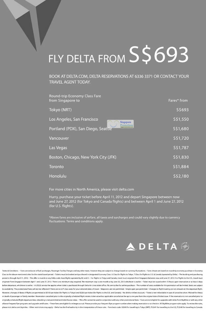 Delta Air Lines 9 Mar 2012