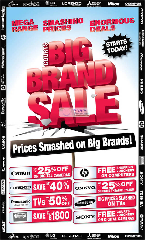 Featured image for Courts Big Brand Sale Promotion 3 – 9 Mar 2012