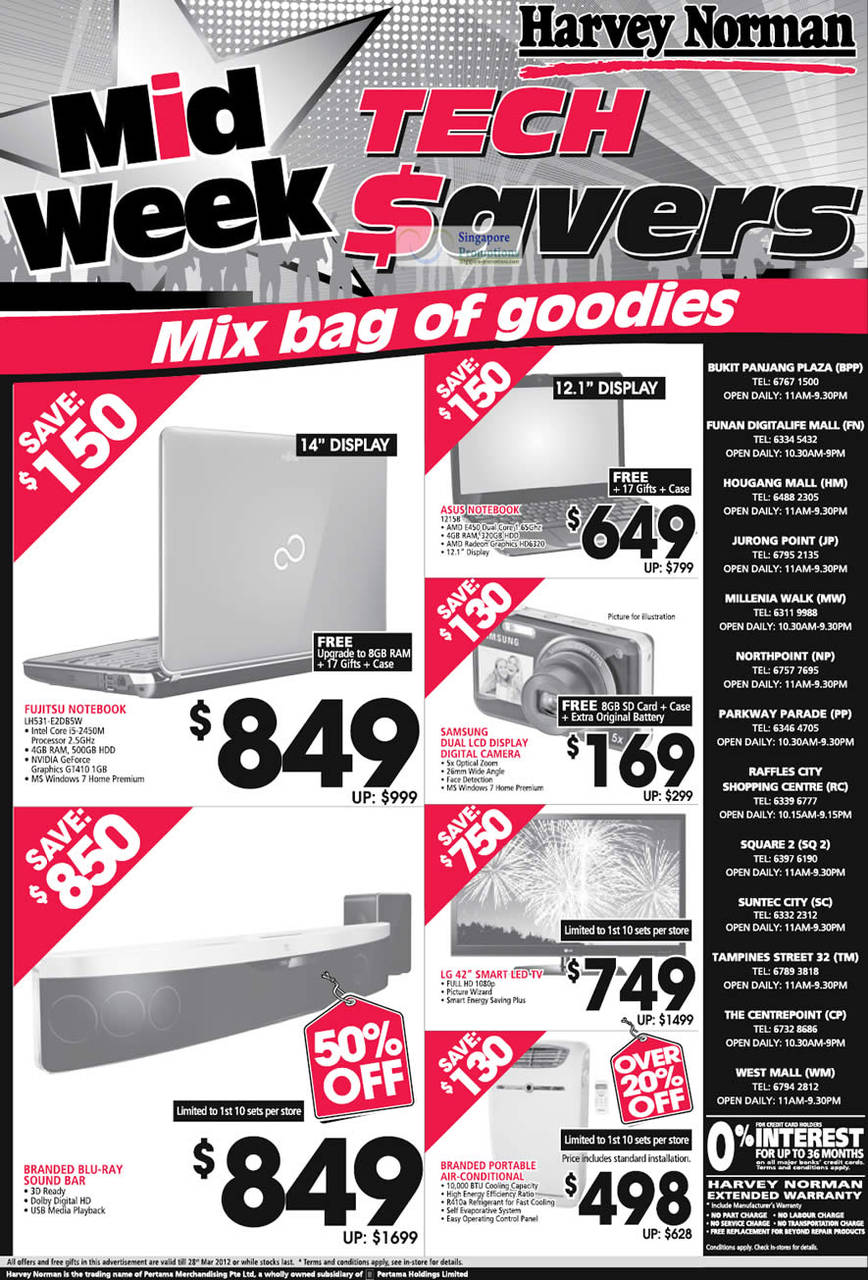 Harvey Norman 22 Mar 2012