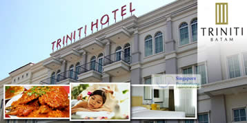 Featured image for Batam 53% Off Triniti Boutique Hotel Stay, Ferry, Breakfast, Lunch & More 20 Aug 2012