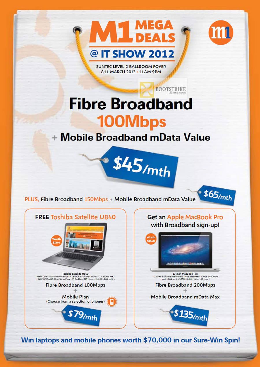 M1 Broadband Fibre 100Mbps, mData Value, Toshiba Satellite U840 Notebook, Apple MacBook Pro, 200Mbps