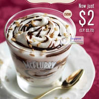 Featured image for (EXPIRED) McDonald’s Singapore $2 Chocolate Macaron McFlurry Coupon 2 – 4 Mar 2012