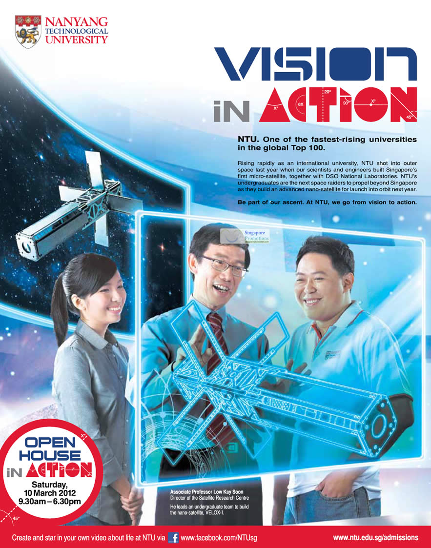 Featured image for NUS, SMU & NTU 2012 Open House Dates, Venues & Other Information 3 - 18 Mar 2012 