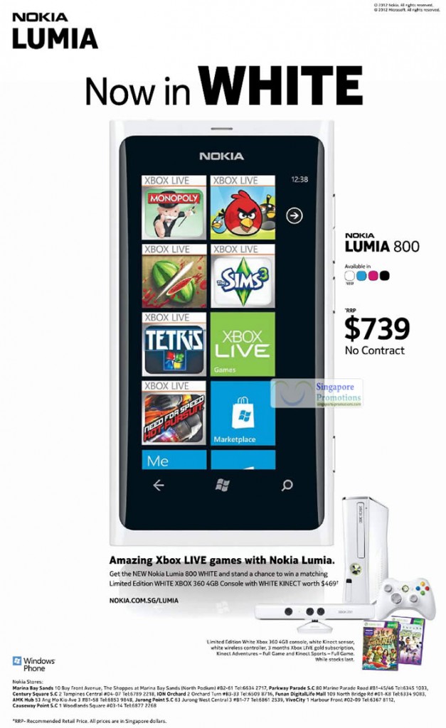 Nokia Lumia 800 White