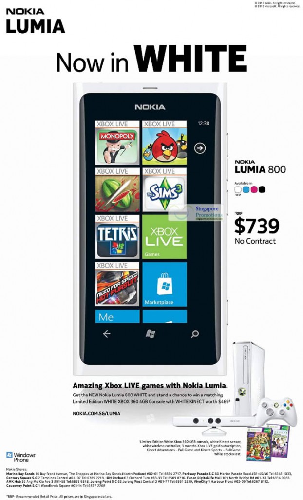 Nokia Lumia 800 White