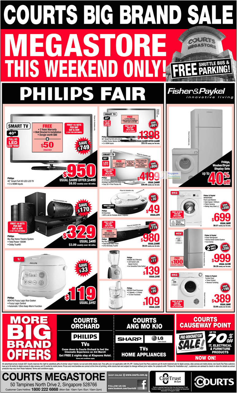 Philips Fair, Fisher & Paykel Home Appliances Fair