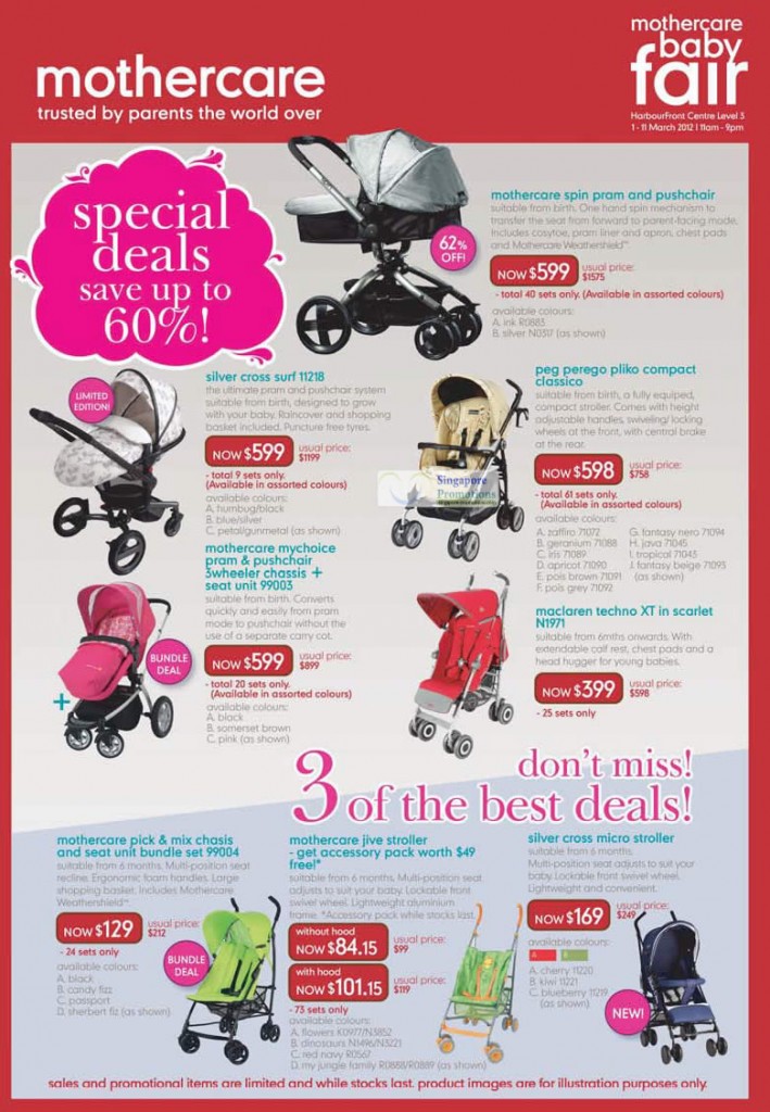 Strollers Up To 60 Percent Off