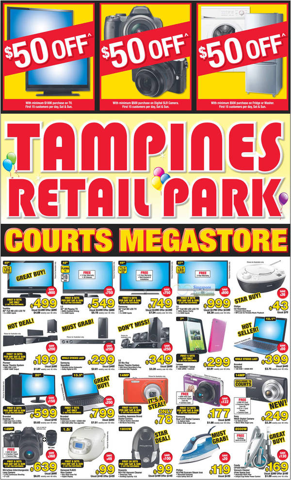 Featured image for Courts Big Brand Sale Promotion 17 – 23 March 2012