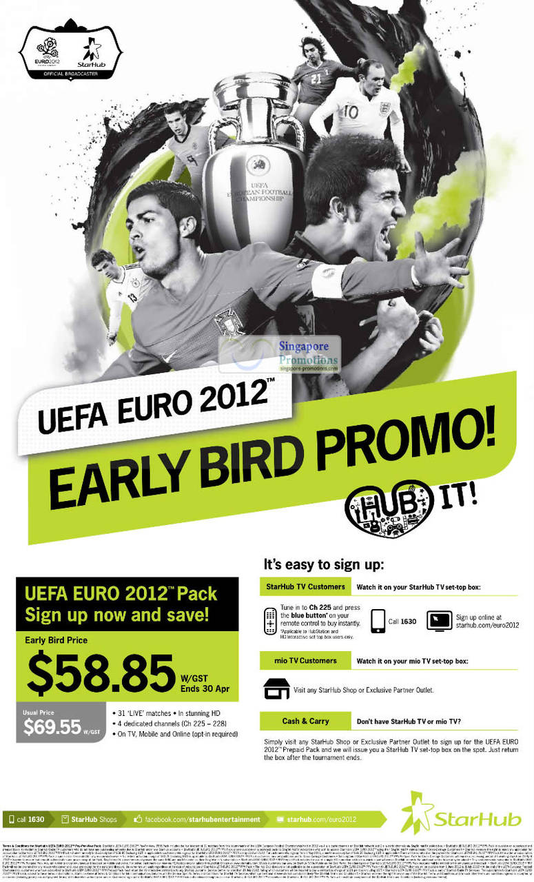 UEFA Euro 2012 Pack Early Bird Promotion