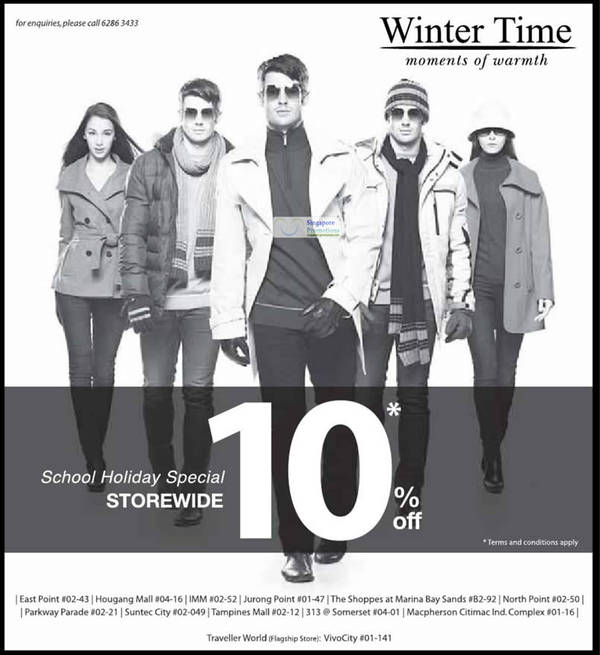 Featured image for (EXPIRED) Winter Time Storewide 10% Off Promotion 2 Mar 2012