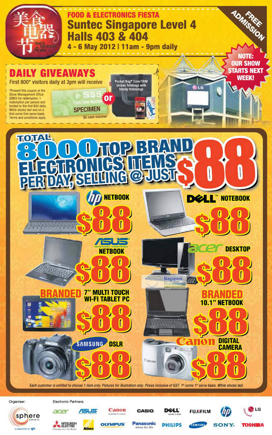 28 Apr 88 Dollar Deals HP Netbook, Dell, ASUS, Acer, Tablet, Samsung DSLR, Canon Digital Camera