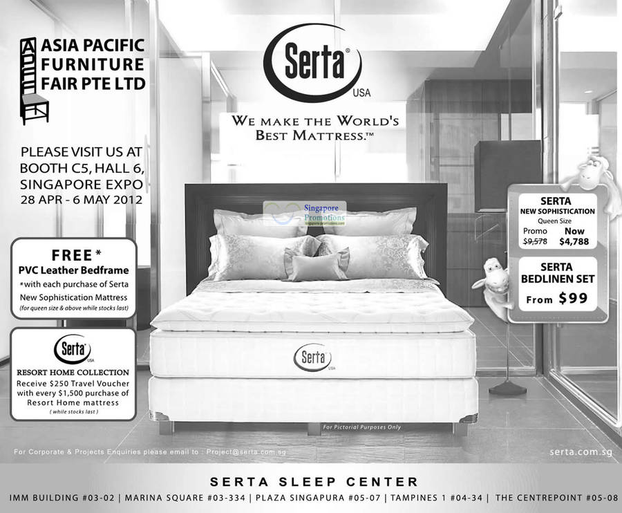 serta single mattress singapore