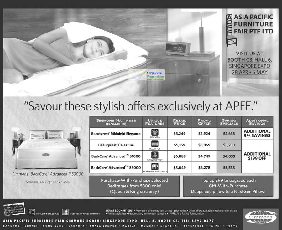 28 Apr Simmons Mattresses Beautyrest, BackCare Advanced