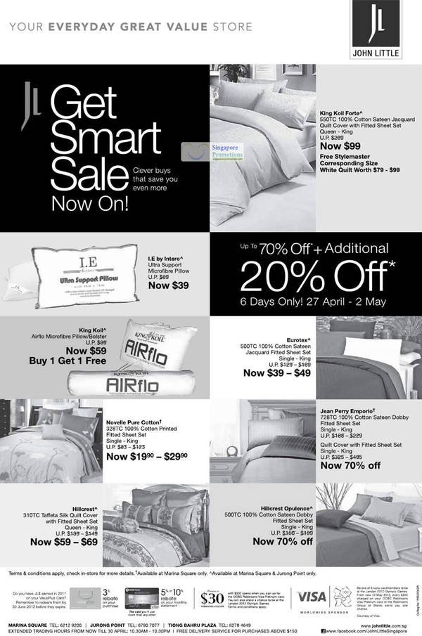 Featured image for John Little Up To 70% Off Sale 27 Apr 2012