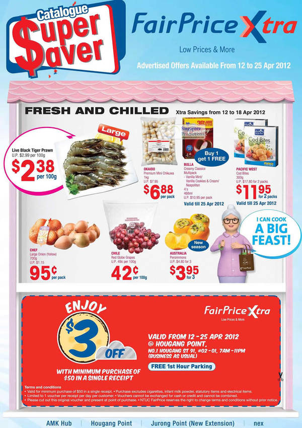Featured image for NTUC Fairprice Electronics, Household, Appliances & Kitchenware Offers 12 – 25 Apr 2012