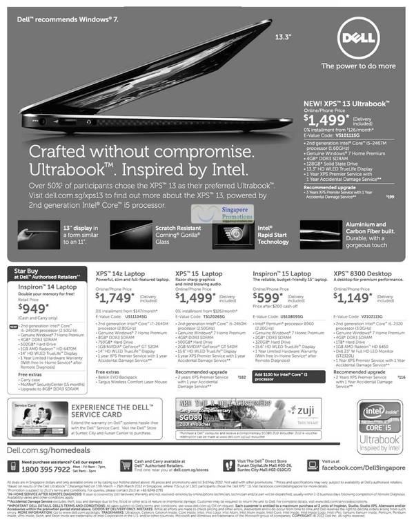 Featured image for (EXPIRED) Dell Singapore Notebooks & Desktop PC Promotions 16 Apr – 3 May 2012