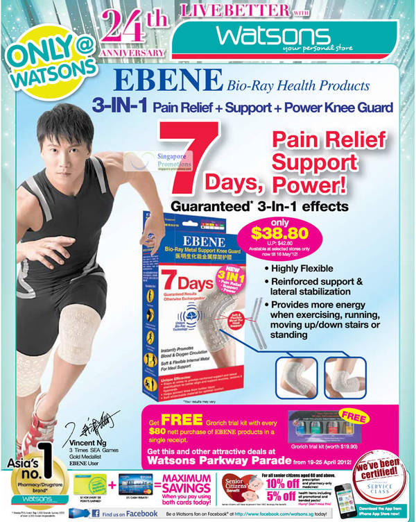 Featured image for Watsons Personal Care, Health, Cosmetics & Beauty Offers 19 – 25 Apr 2012