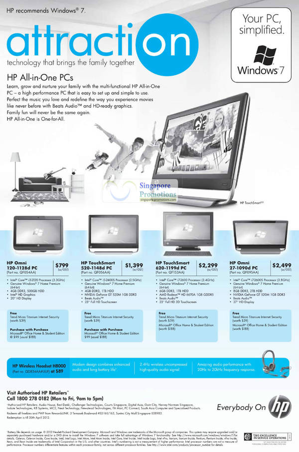 Featured image for (EXPIRED) HP All-In-One (AIO) Desktop PC Promotion Offers 4 Apr 2012