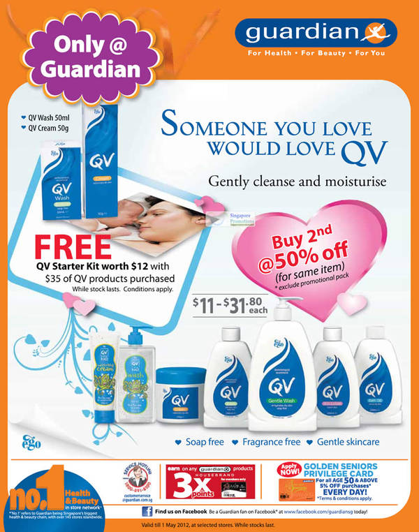 Featured image for (EXPIRED) Guardian Health, Beauty & Personal Care Offers 5 – 11 Apr 2012