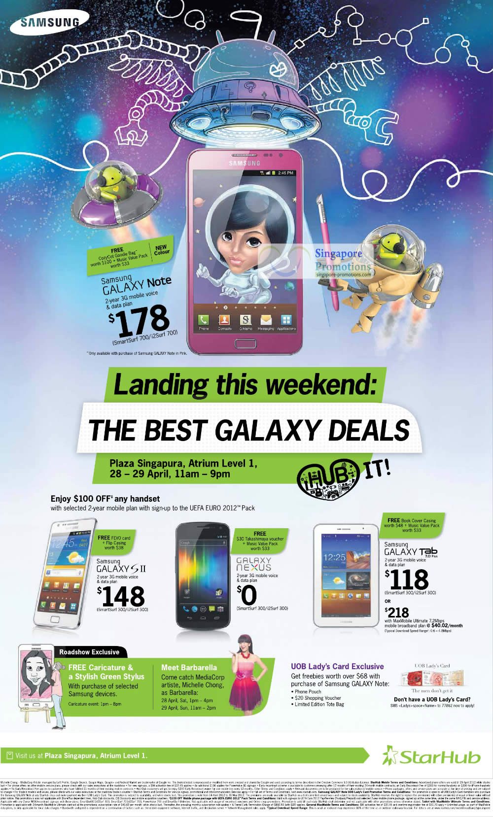 Featured image for Starhub Smartphones, Tablets, Cable TV & Mobile/Home Broadband Offers 28 Apr - 4 May 2012