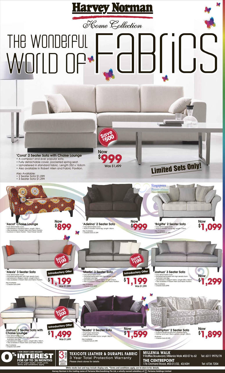 Sofa Sets, Coral, Ascot, Adelina, Brigitte, Alexis, Martin, Joshua, Nadia, Hampton