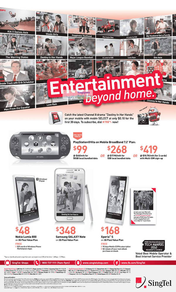 Featured image for (EXPIRED) Singtel Smartphones, Tablets, Home/Mobile Broadband & Mio TV Offers 21 – 27 Apr 2012