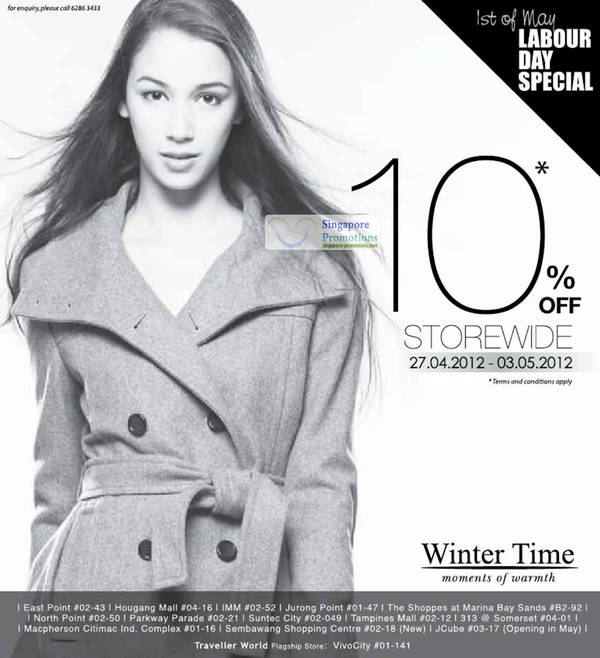 Featured image for (EXPIRED) Winter Time 10% Off Storewide 27 Apr – 6 May 2012