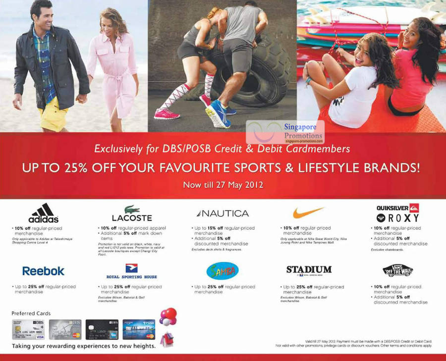 18 May Adidas, Reebok, Lacoste, Nike, Nautica, Royal Sporting House