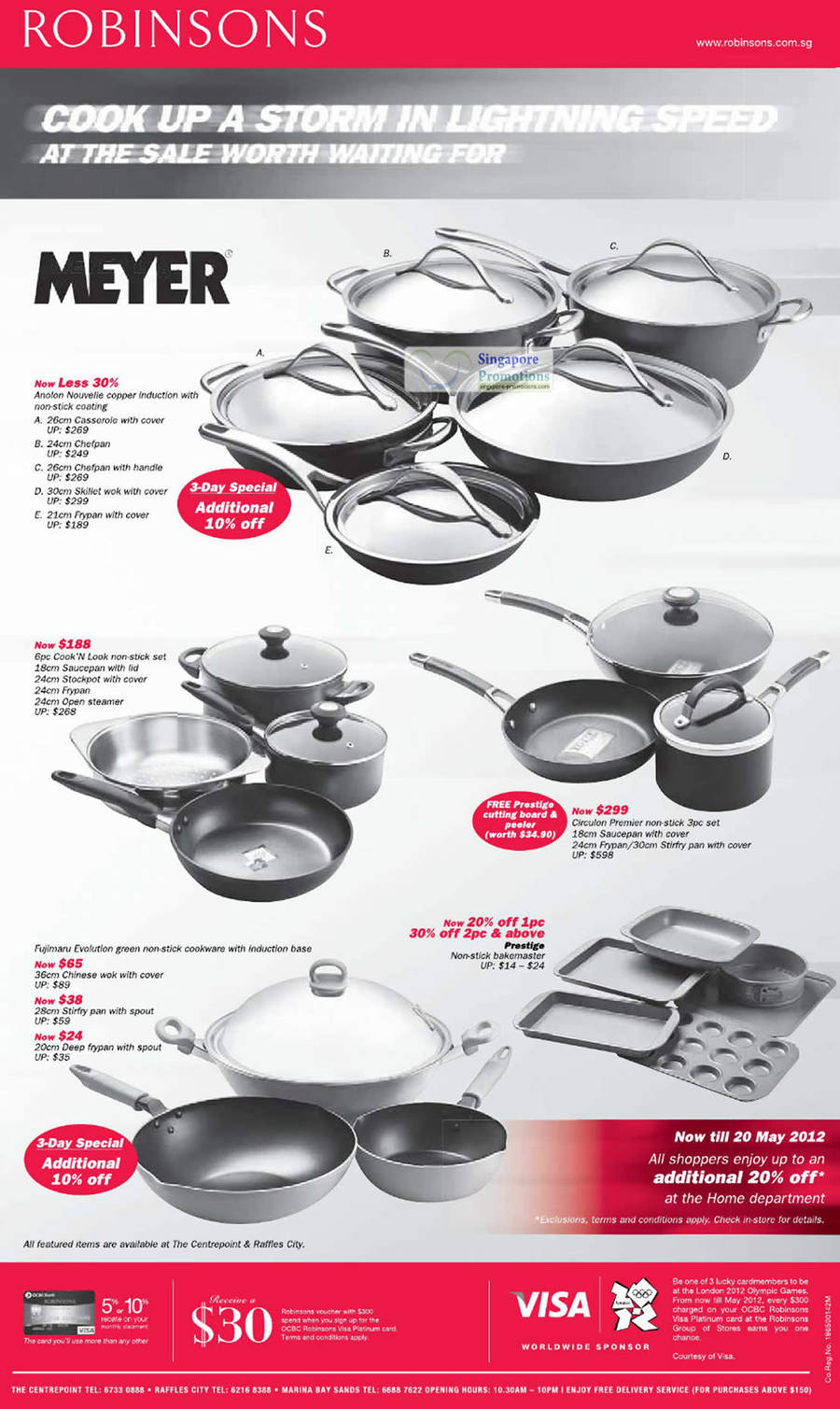 18 May Meyer Casseroles, Anolon, Circulon, Cook N Look, Prestige, Fujimaru