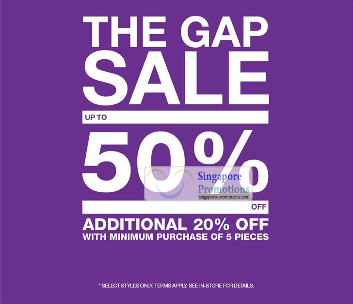22 Jun Up To 50 Percent Off » Gap From 30 Off Sale 18 May 2012