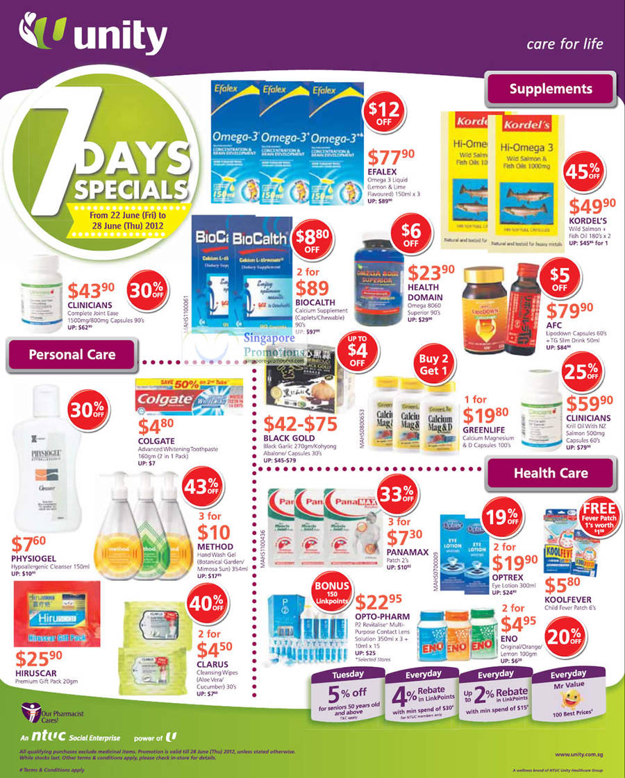 22 Jun Weekly Deals Biocalth, Efalex, Kordels, Clinicians, Opto-Pharm