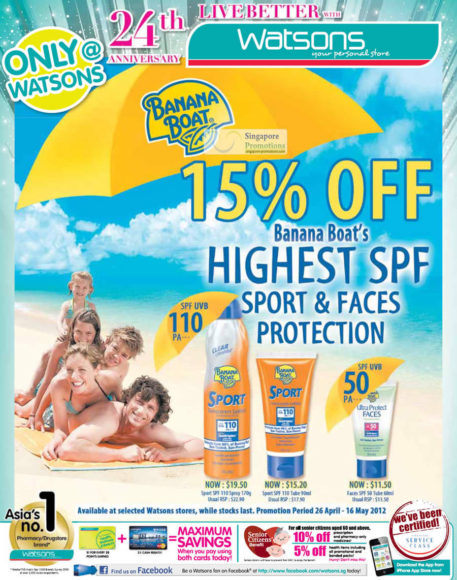 Banana Boat Sport Spray, Tube, Face Tube