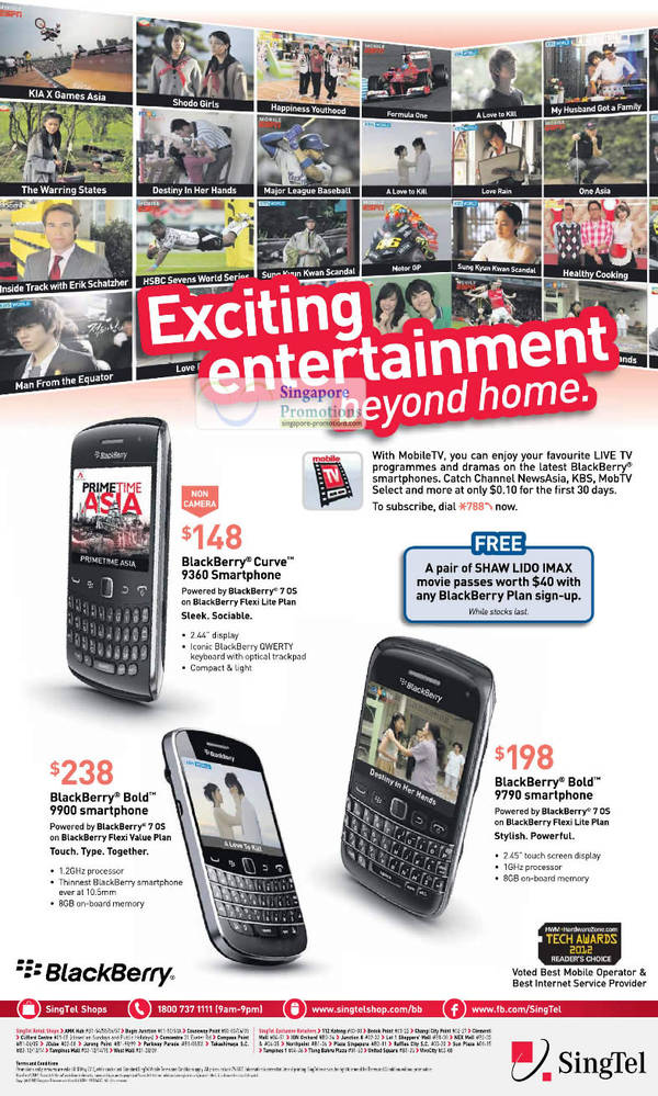 Featured image for Singtel Smartphones, Tablets, Home/Mobile Broadband & Mio TV Offers 12 – 18 May 2012