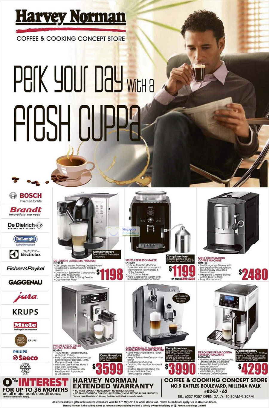 Coffee Machines, Delonghi Latissima, Krups, Miele, Philips Saeco Xelsis, Jura Impressa