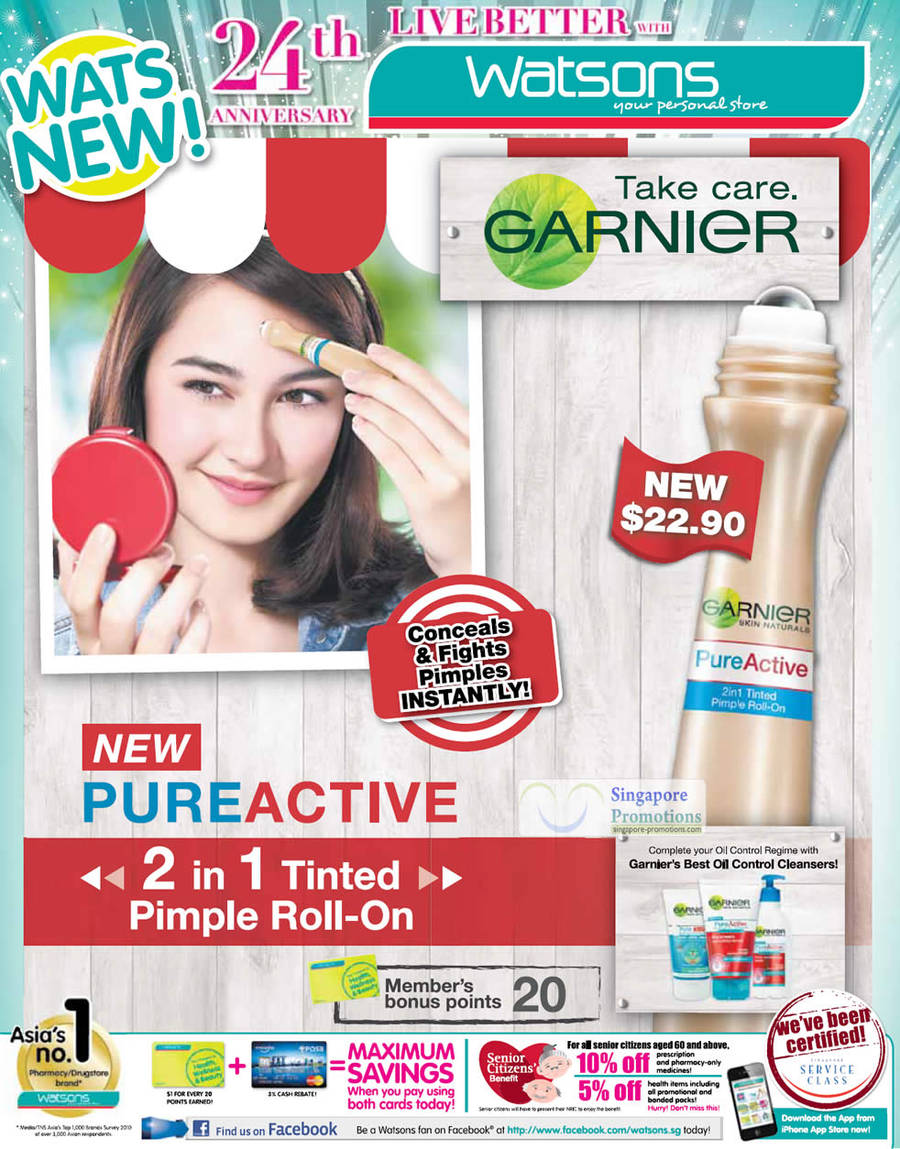 Garnier PUREACTIV Pimple Roll-On