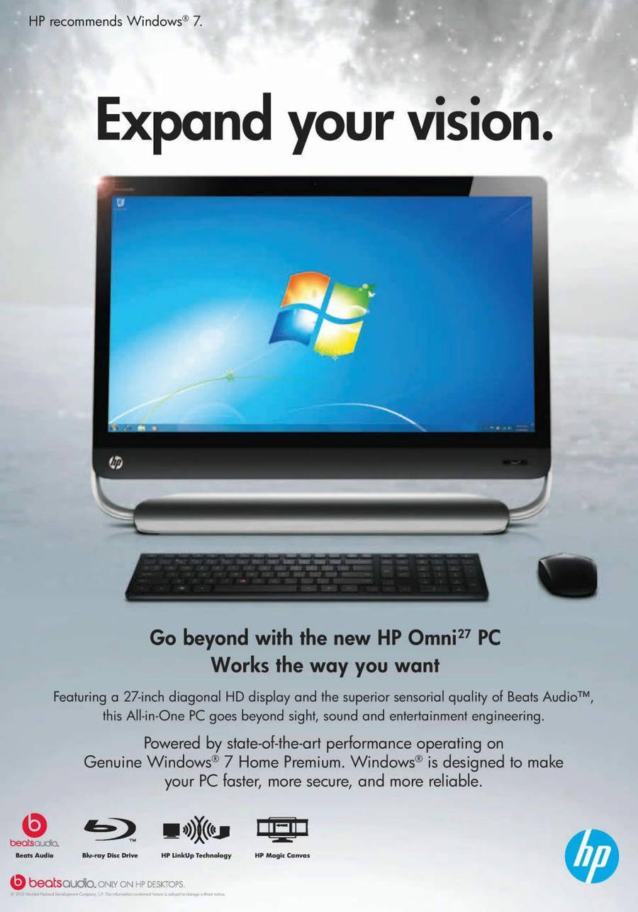 HP Omni AIO Desktop PC Features