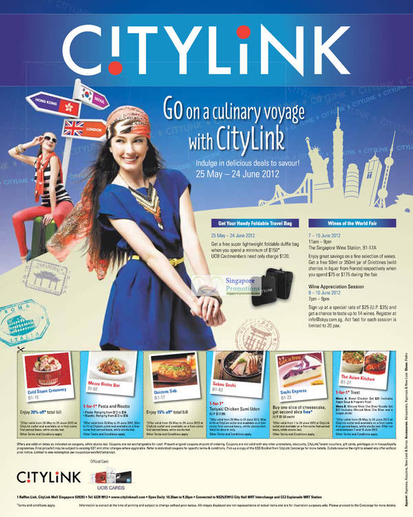 Featured image for (EXPIRED) CityLink Mall Great Singapore Sale Promotions 25 May – 24 Jun 2012