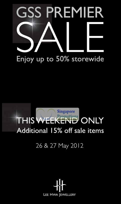 Featured image for (EXPIRED) Lee Hwa Jewellery GSS Up To 50% Off Storewide 26 May – 29 Jul 2012