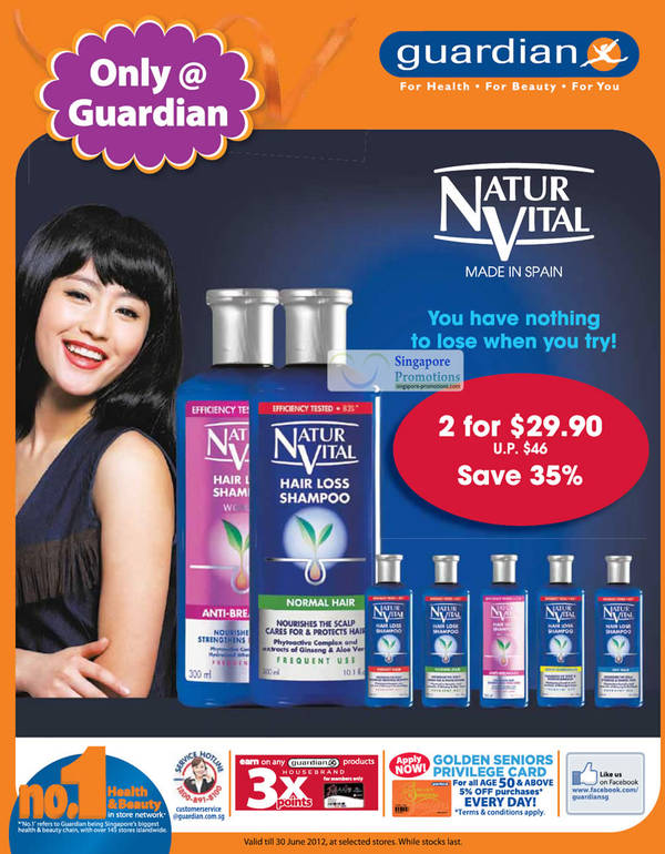 Featured image for Guardian Health, Beauty & Personal Care Offers 31 May – 6 Jun 2012